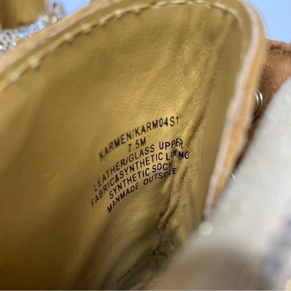 New! Steve Madden Karmen Lace Up Pointed Toe Heeled Bootie 7 1/2 M - Picture 11 of 14